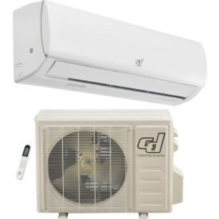 Ductless Air Conditioner Inverter Split System W/Heat, Wifi Enabled, 18,000 BTU, 19 SEER, 230V -  GLOBAL EQUIPMENT, 292873